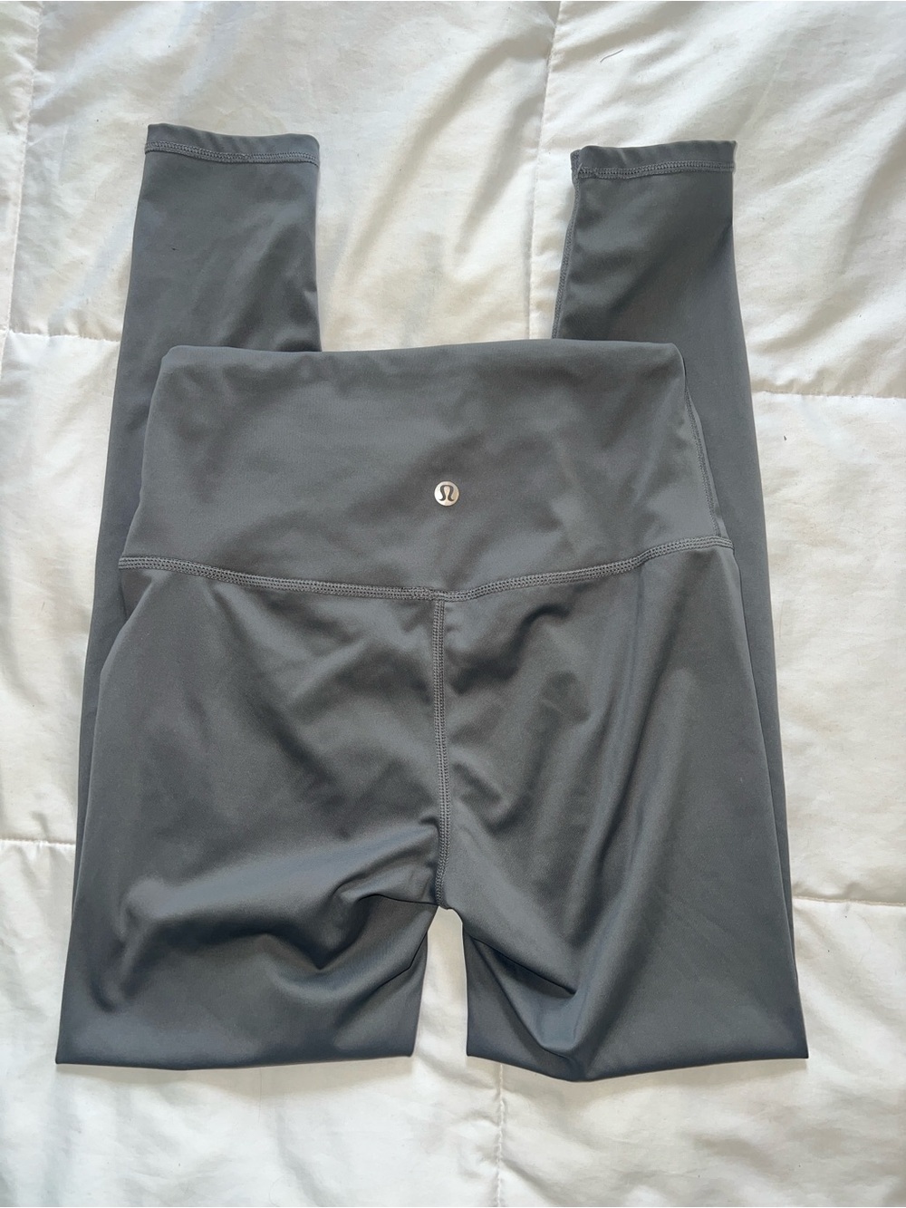 Lululemon High-Rise Black/Grey Leggings